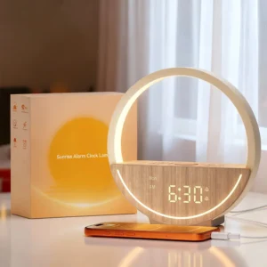 Sunrise Alarm Clock With Wake-Up Light, White Noise Sound Machine
